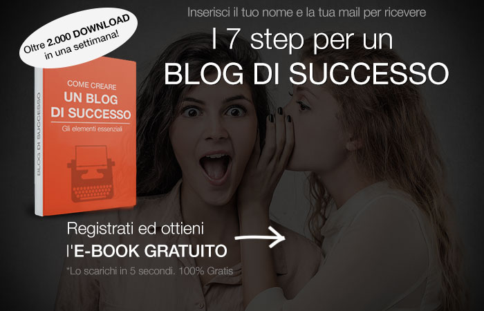 Ebook cerare blog di successo